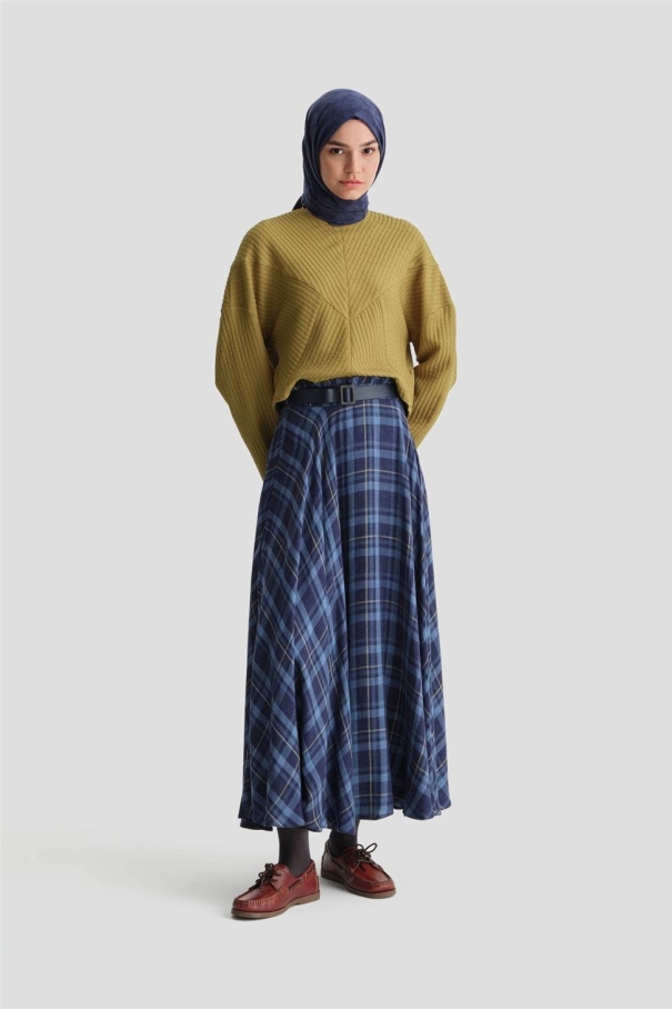 BQ - Свитер Armine Knitted Stripe Effect 24K3616 Зеленый