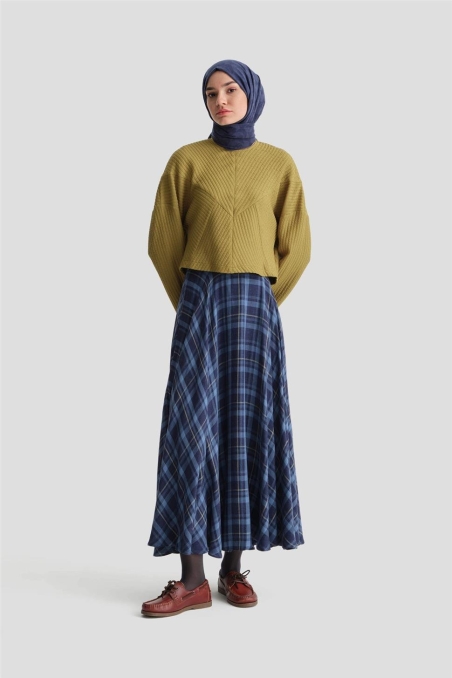 BQ - Свитер Armine Knitted Stripe Effect 24K3616 Зеленый