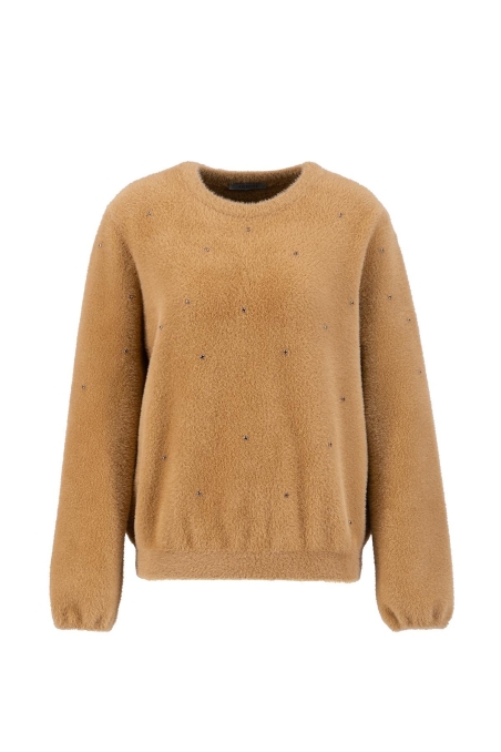 BQ - Свитер Armine Stone Detailed 24KD2806 Светло-коричневый