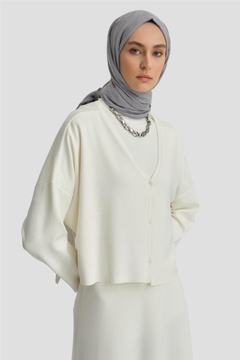 BQ - Вязаный кардиган Armine 24KD6816 Бежевый 2
