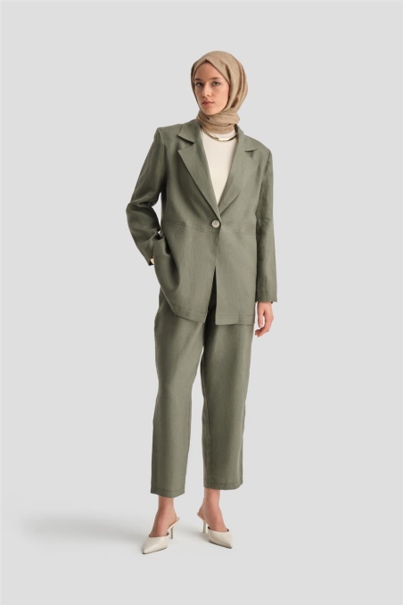 BQ - Костюм Armine Linen Jacket 24K6821 Хаки