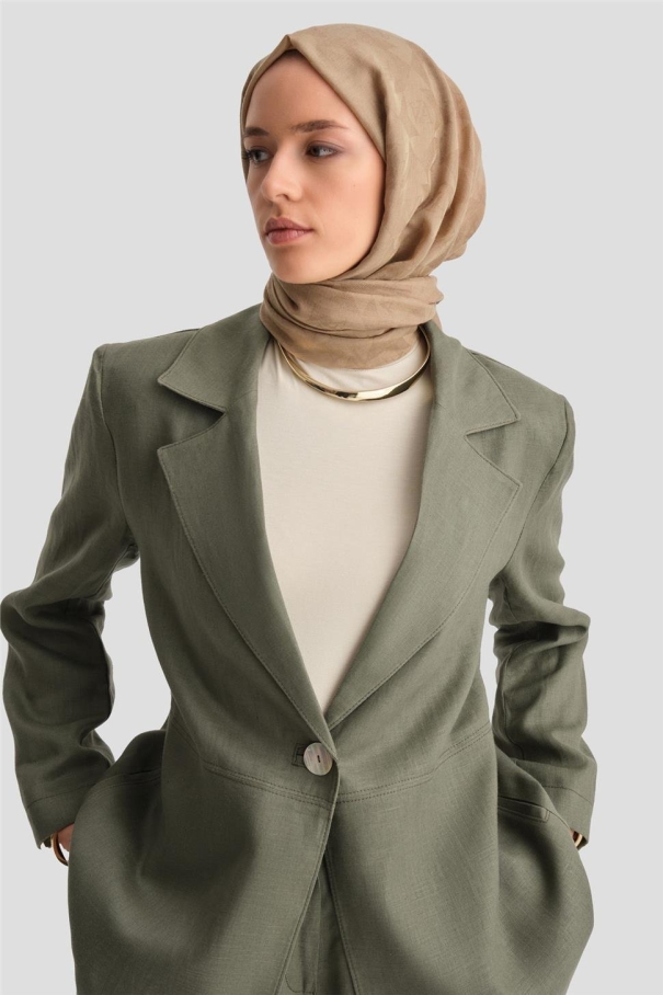 BQ - Костюм Armine Linen Jacket 24K6821 Хаки
