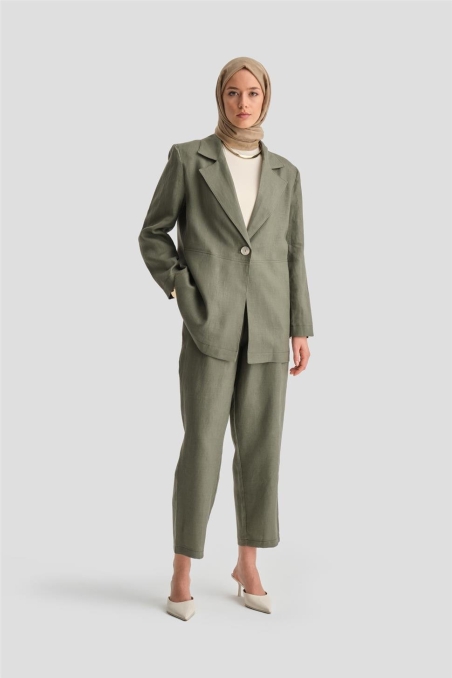 BQ - Костюм Armine Linen Jacket 24K6821 Хаки