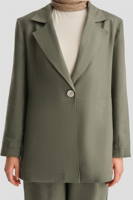 BQ - Костюм Armine Linen Jacket 24K6821 Хаки