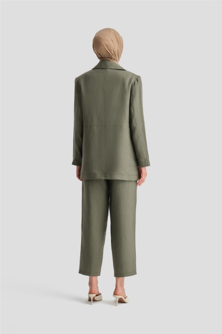 BQ - Костюм Armine Linen Jacket 24K6821 Хаки