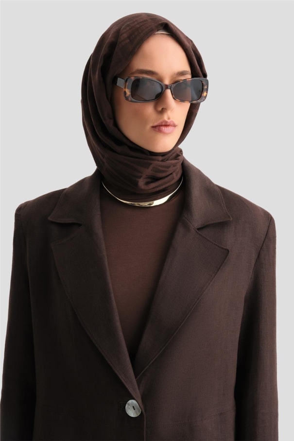 BQ - Костюм Armine Linen Jacket 24K6821 Горько-Коричневый
