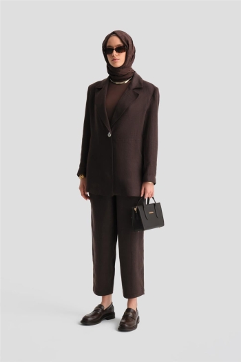 BQ - Костюм Armine Linen Jacket 24K6821 Горько-Коричневый 2