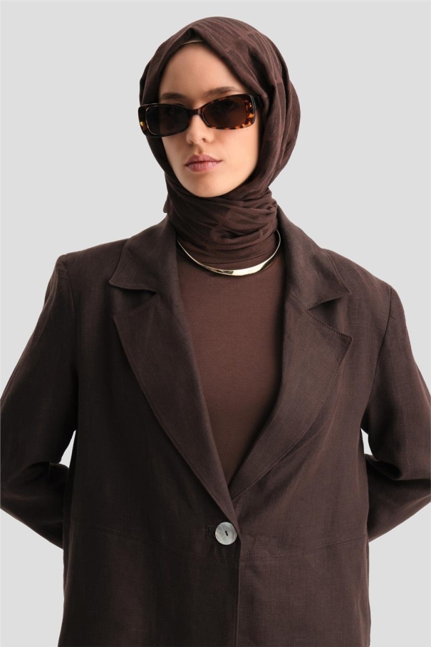 BQ - Костюм Armine Linen Jacket 24K6821 Горько-Коричневый
