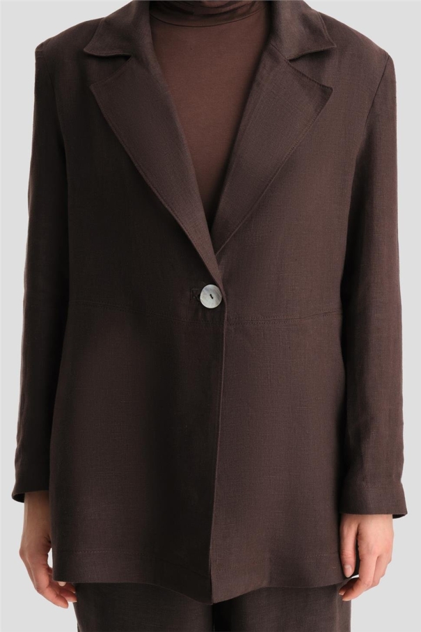 BQ - Костюм Armine Linen Jacket 24K6821 Горько-Коричневый