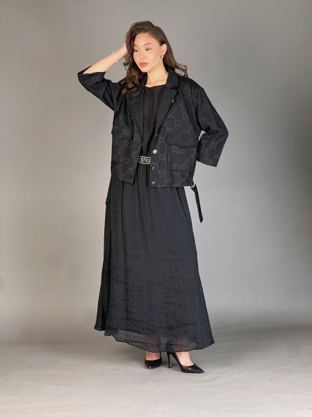 8523-1 * TESSY костюм (Чёрный)